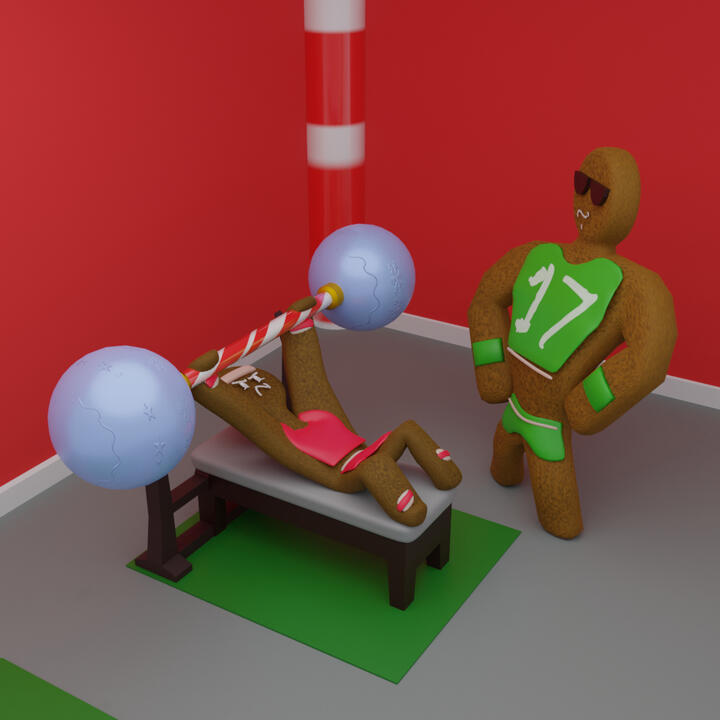 Gym-gerbread Men, 2020 Gym-gerbread Men, 2020