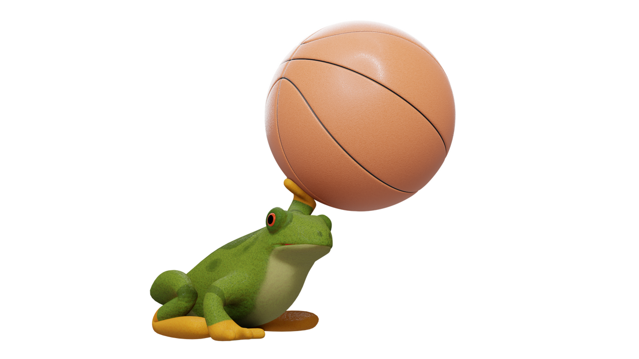 Basketballing Frog, 2024 Basketballing Frog, 2024